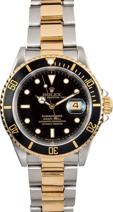 rolex submariner two tone black for sale|rolex 2 tone submariner price.